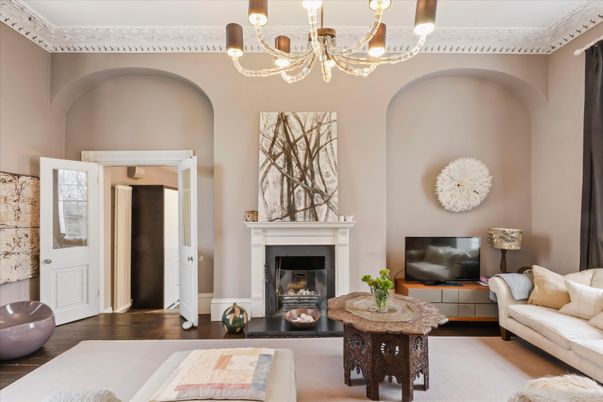 Chandelier, Fireplace, Interior, Living room, Wood Texture Flooring
