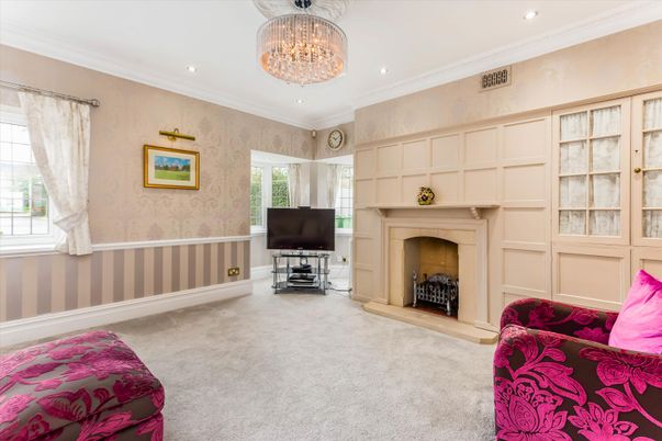 Chandelier, Fireplace, Interior, Recessed Lighting