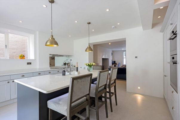 Interior, Kitchen, Pendant Lights, Recessed Lighting