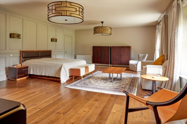 Bedroom, Interior, Wood Texture Flooring