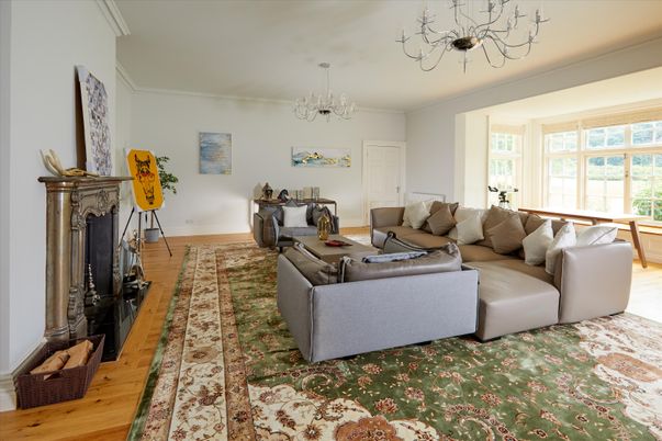 Chandelier, Fireplace, Interior, Living room, Wood Texture Flooring