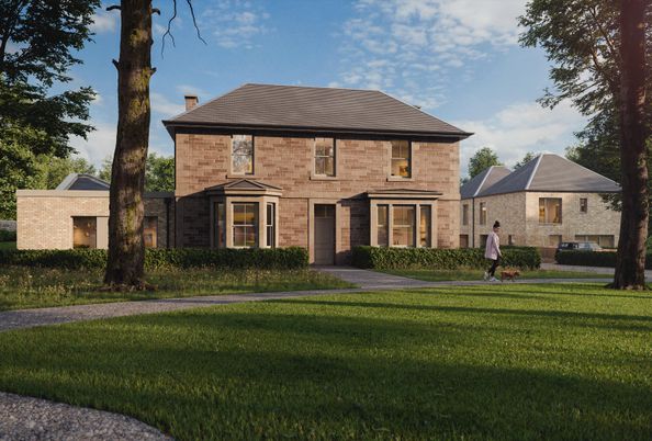Exterior, Facade, Brick Facade, Georgian