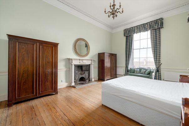 Bedroom, Fireplace, Interior, Wood Texture Flooring