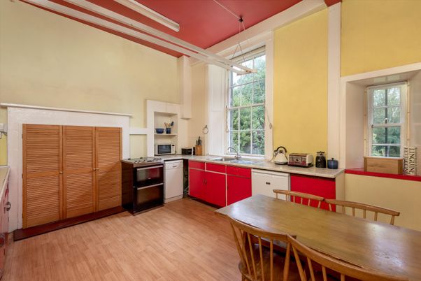 Interior, Kitchen, Pendant Lights, Stainless Steel Appliances, Wood Texture Flooring