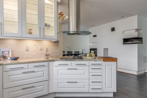 Interior, Kitchen, Wood Texture Flooring