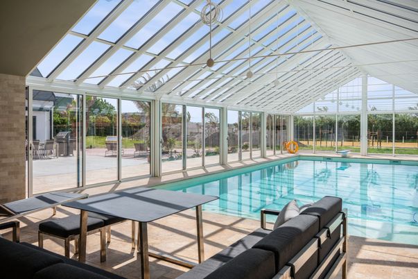 Glass Ceilings, Interior, Pool, Sun Room