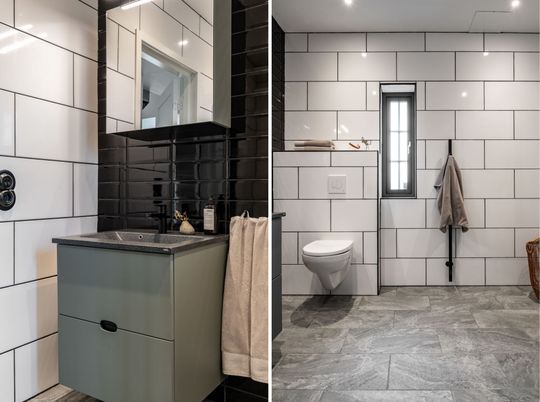 Bathroom, Interior, Recessed Lighting