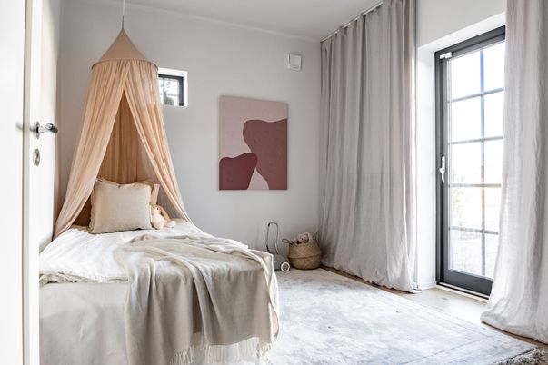 Bedroom, Interior, Wood Texture Flooring