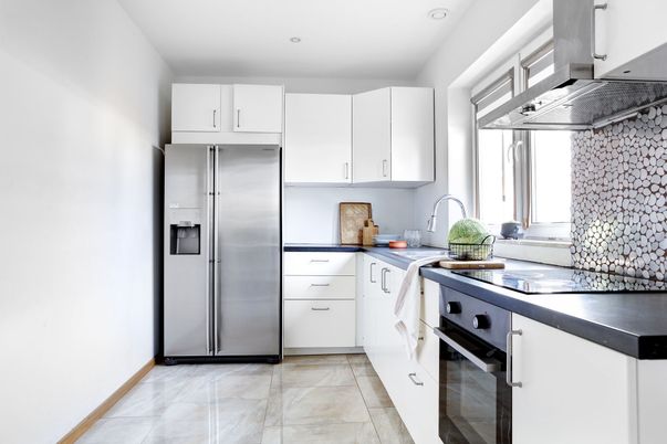 Interior, Kitchen, Recessed Lighting, Stainless Steel Appliances