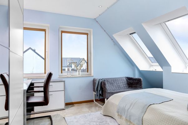 Bedroom, Interior, Recessed Lighting