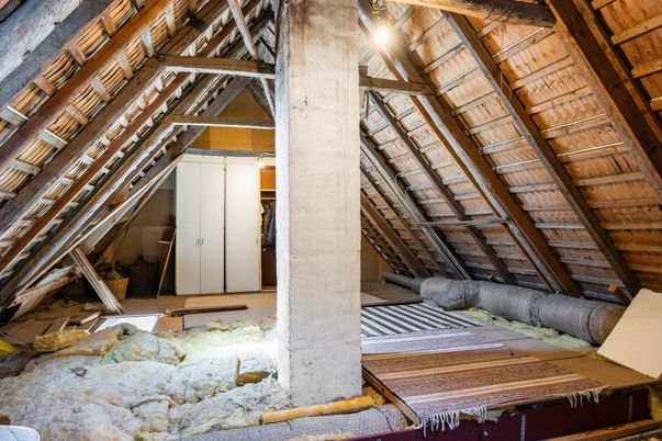Interior, Wooden Beams