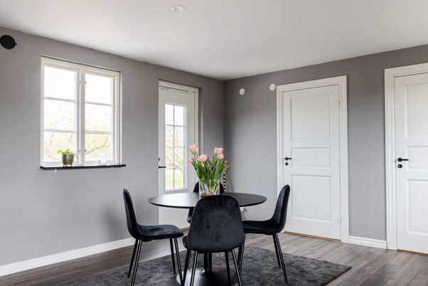 Dining room, Interior, Wood Texture Flooring
