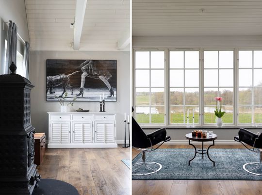 Interior, Sun Room, Wood Texture Flooring