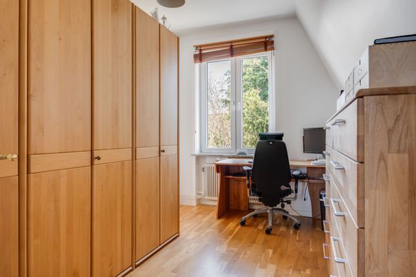 Home Office, Interior, Wood Texture Flooring