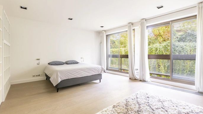 Bedroom, Interior, Wood Texture Flooring