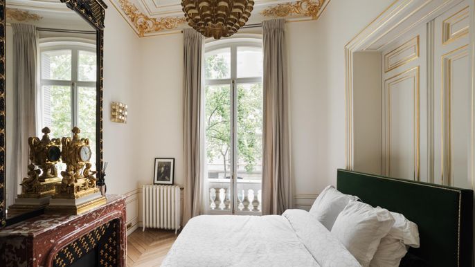 Bedroom, Interior, Wood Texture Flooring