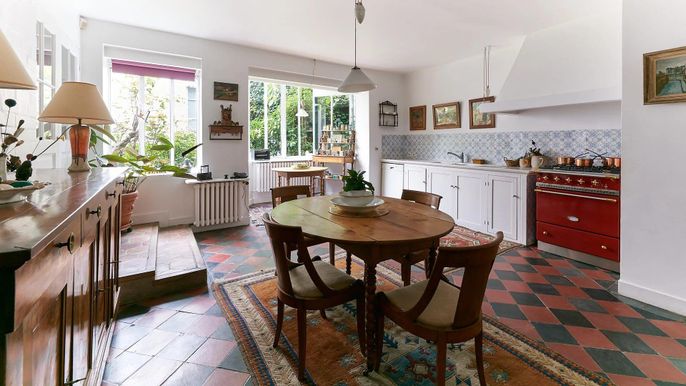 Dining room, Interior, Pendant Lights