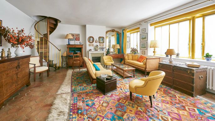 Fireplace, Interior, Living room