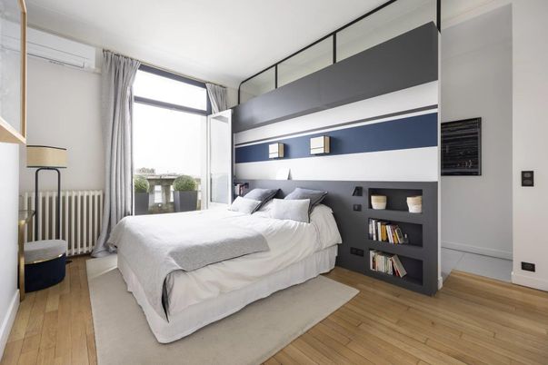 Bedroom, Interior, Wood Texture Flooring
