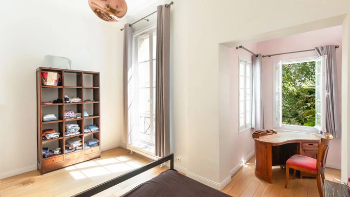 Home Office, Interior, Wood Texture Flooring
