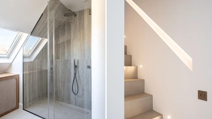 Bathroom, Glass Shower, Interior