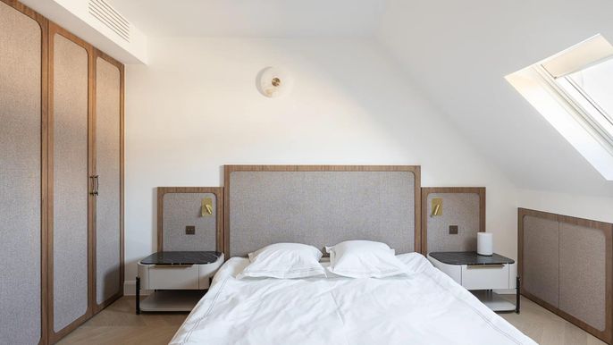 Bedroom, Interior, Wood Texture Flooring