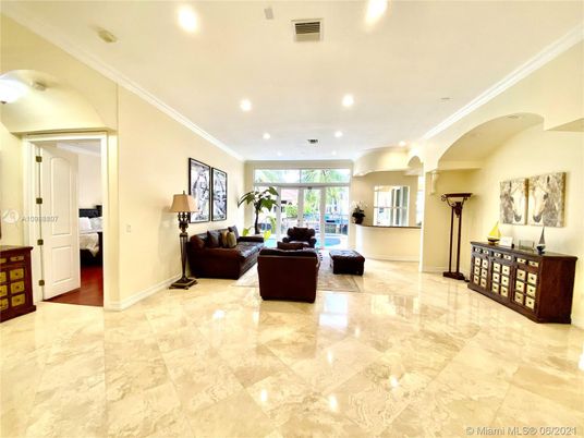 Interior, Living room, Recessed Lighting