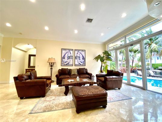 Interior, Living room, Recessed Lighting