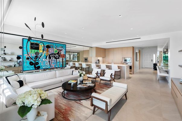 Interior, Kitchen, Living room, Recessed Lighting