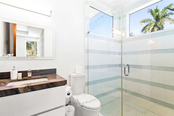 Bathroom, Glass Shower, Interior