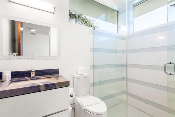 Bathroom, Glass Shower, Interior