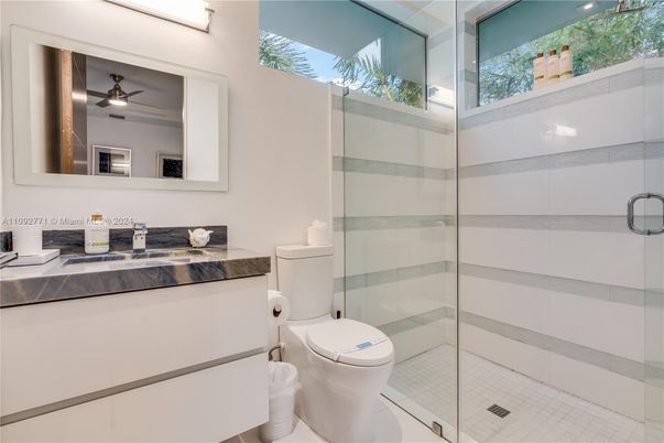 Bathroom, Glass Shower, Interior