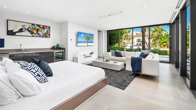 Bedroom, Interior, Recessed Lighting
