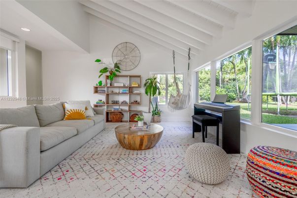 Interior, Living room, Piano, Recessed Lighting