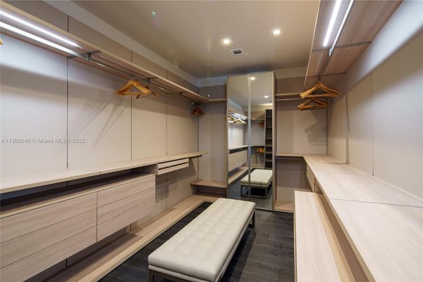 Interior, Recessed Lighting, Walk-in Closets, Wood Texture Flooring