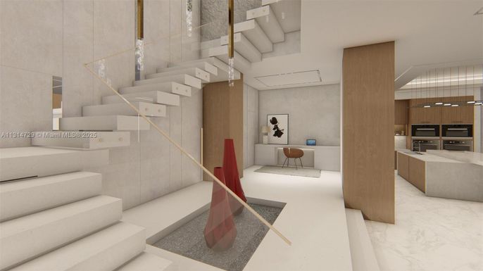 Interior, Kitchen, Marble