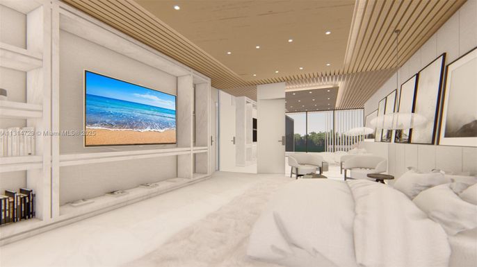 Interior, Living room, Recessed Lighting