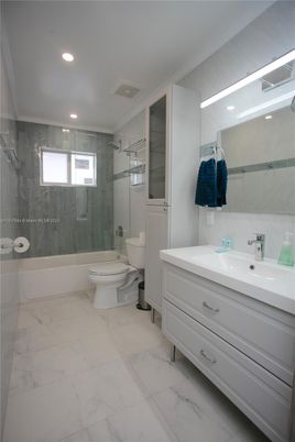 Bathroom, Glass Shower, Interior, Marble, Recessed Lighting