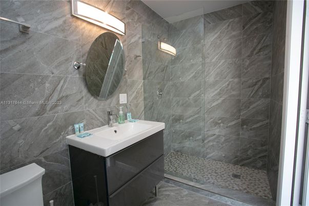 Bathroom, Glass Shower, Interior