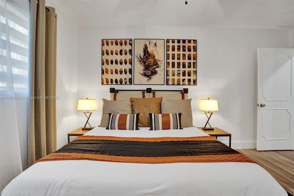Bedroom, Interior, Wood Texture Flooring