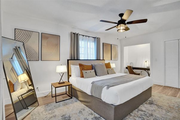 Bedroom, Interior, Wood Texture Flooring