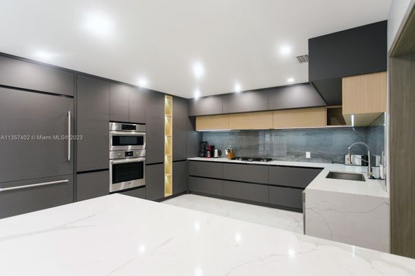 Interior, Kitchen, Recessed Lighting, Stainless Steel Appliances
