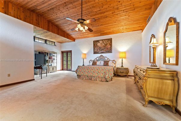 Bedroom, Interior, Wooden Ceilings