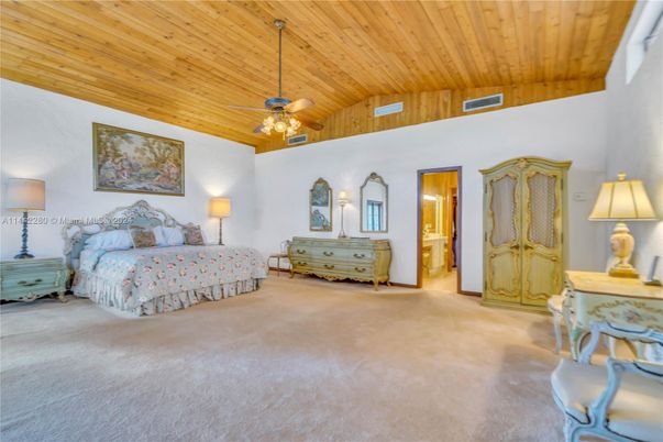Bedroom, Interior, Wooden Ceilings