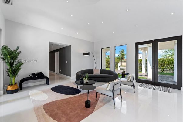 Interior, Living room, Recessed Lighting