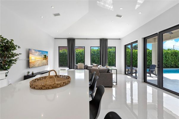 Interior, Living room, Recessed Lighting