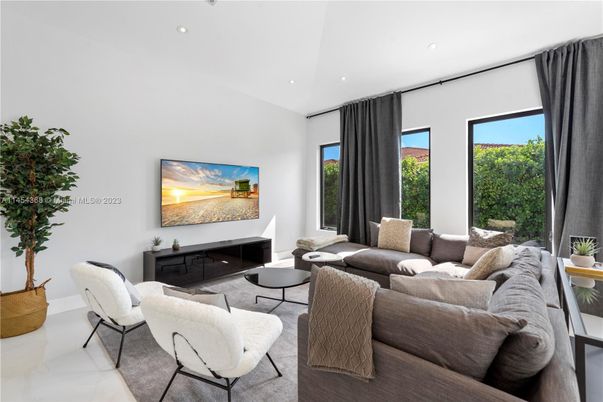 Interior, Living room, Recessed Lighting