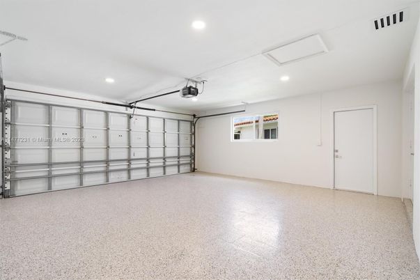 Garage, Interior, Recessed Lighting