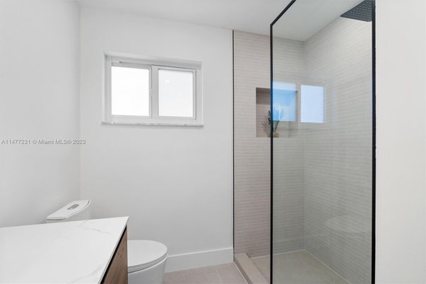 Bathroom, Glass Shower, Interior