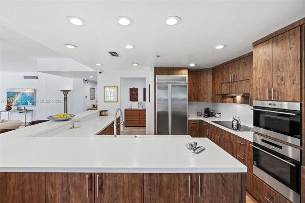Interior, Kitchen, Recessed Lighting, Stainless Steel Appliances